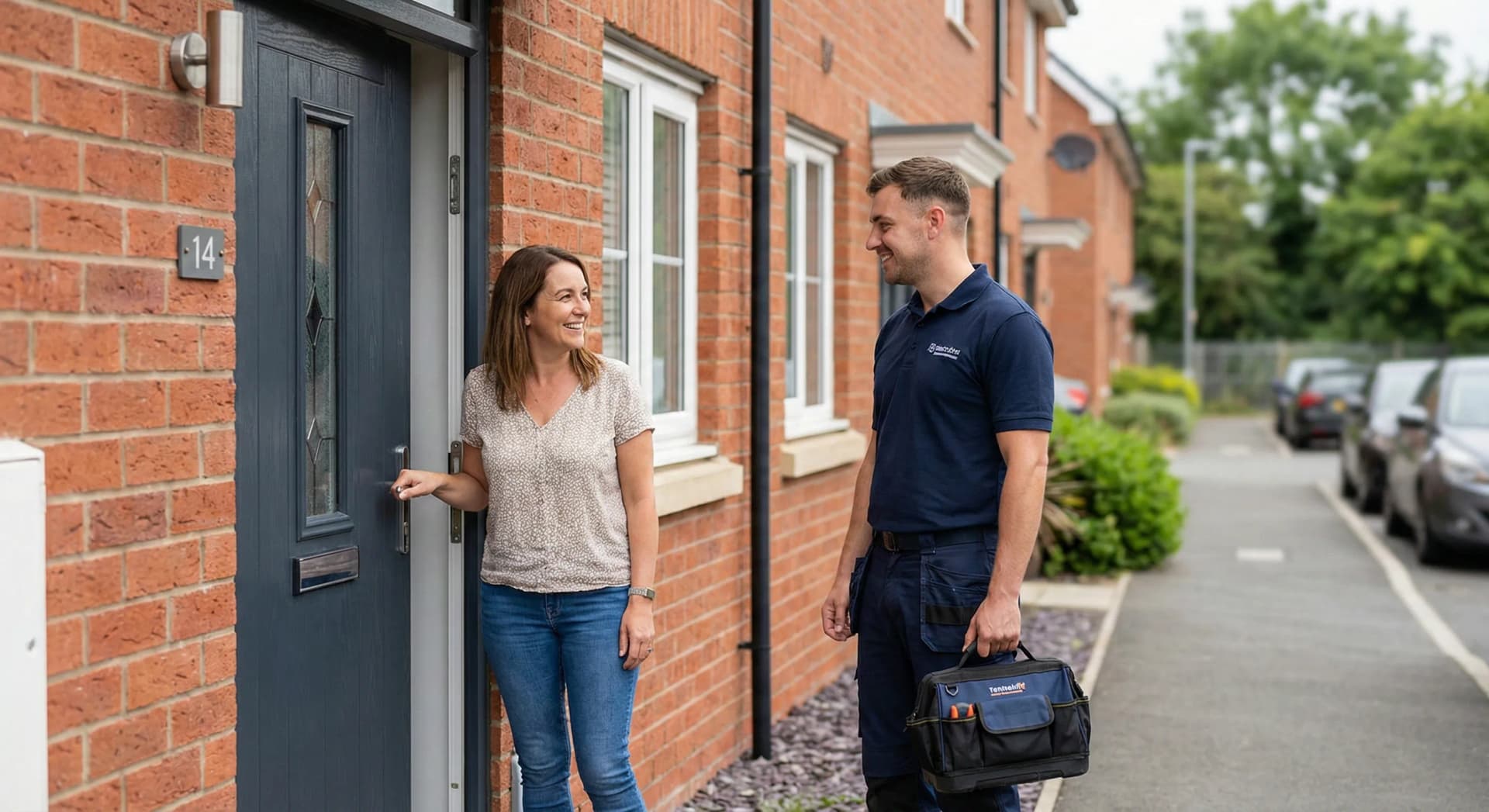 A friendly local team member speaking with a customer